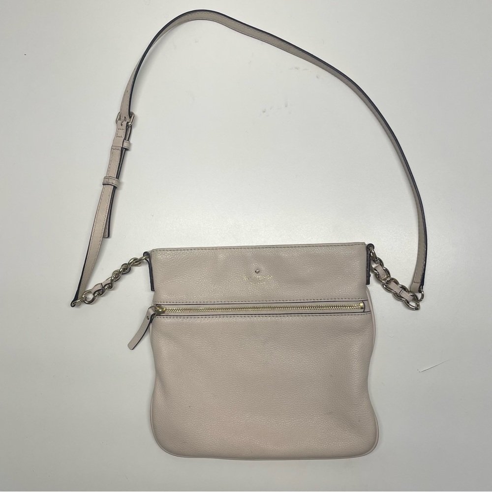 Kate Spade Off White Leather Crossbody Bag
